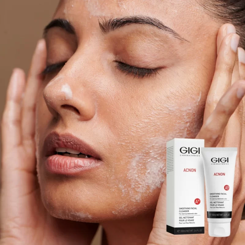 gigi acnon smoothing facial cleanser